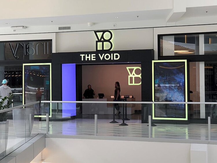 The Void storefront in shopping center