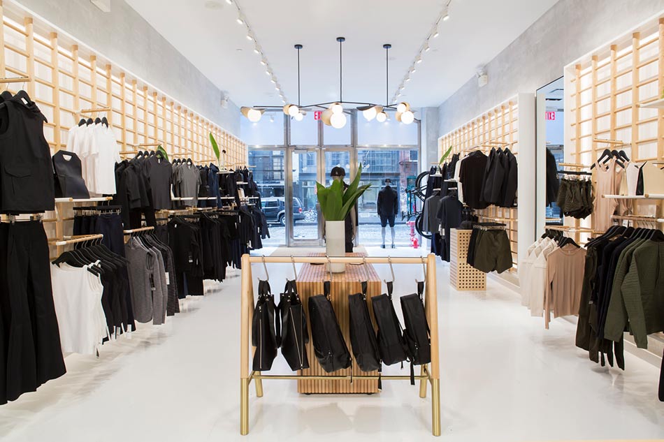 Lululemon interior store